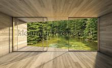 Room in to the woods fototapeten Kleurmijninterieur weltkarten 