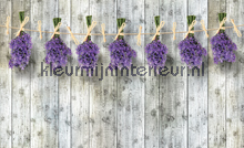 Lavender on planks fototapeten Kleurmijninterieur weltkarten 