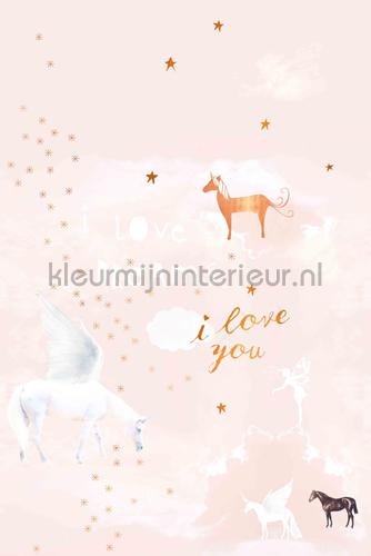 Paarden liefde fotobehang OZP 3760 Little Wallpaper Onszelf