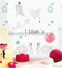 I love u fotobehang OZP 3777 babykamer Onszelf