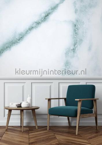Marmer wit blauw fotomurales wp-551 Moderno - Abstracto Kek Amsterdam