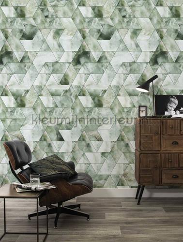 Marmer mosaic groen fotomurales wp-577 Kek Amsterdam