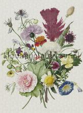 Flower bucket photomural Dutch Wallcoverings Painted Memories 8003