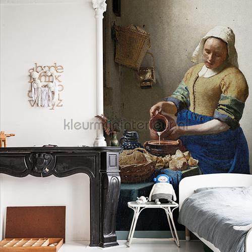 The milk girl fotobehang 8011 Kunst - Ambiance Dutch Wallcoverings