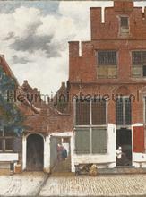 View of houses in Delft photomural Dutch Wallcoverings Painted Memories 8012