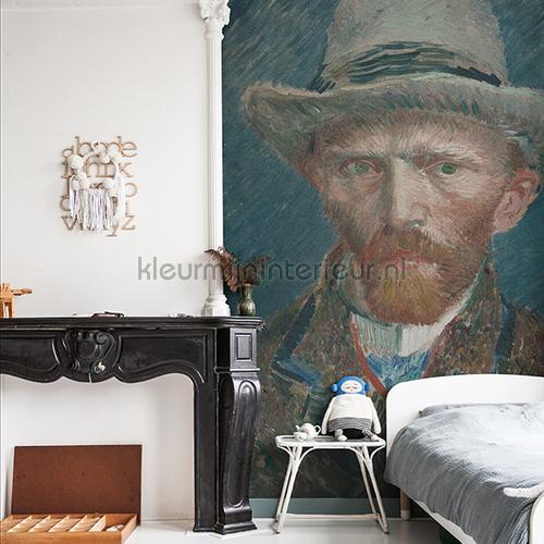 Self portrait Van Gogh fotomurales 8015 Painted Memories Dutch Wallcoverings