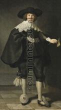 Portrait of Martin Soolman photomural Dutch Wallcoverings Painted Memories 8020