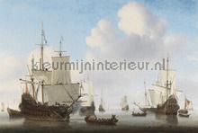 Dutch ships fotomurali Dutch Wallcoverings Painted Memories 8024