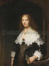 Portrait of a woman photomural Dutch Wallcoverings Painted Memories 8029