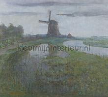 Mill in the moonlight fotomurali Dutch Wallcoverings Painted Memories 8033