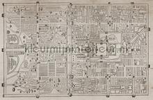 Old Beiging Map Papyrus fotomurales Coordonne Random Papers 2 6800303