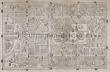Old Beiging Map Papyrus fototapeten Coordonne Random Papers 2 6800303