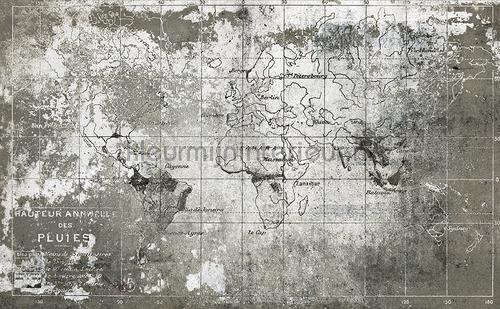 Old Map fototapet 6800307 verdenskort Coordonne