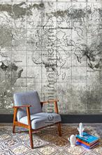 Old Map fotomurali Coordonne Sun Mare Spiaggia 