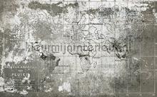 Old Map fotomurali Coordonne Sun Mare Spiaggia 