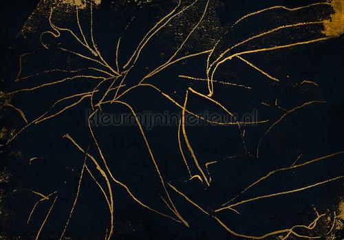 abstract flora black photomural 6800409 Graphic - Abstract Coordonne