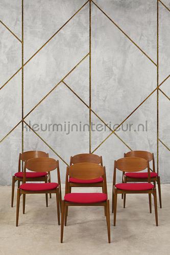 Golden Line Wall fotomurais 6800626 Moderno - Abstrato Coordonne