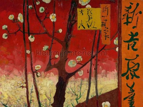 Bloeiende pruimenboomgaard (naar Hiroshige) fotomurales 200327 Van Gogh II BN Wallcoverings
