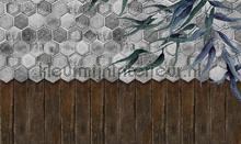 Floral tiles fotobehang Noordwand Modern Abstract 