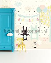 Wallpower Junior Lovely Peach fotobehang 364113 babykamer Eijffinger