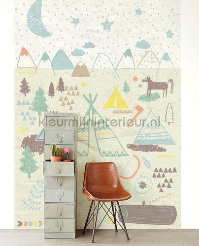 Wallpower Junior Indian Daylight fotobehang 364126 kinderkamer meisjes Eijffinger