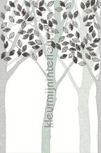 Wallpower Junior Grey Leaf Tree papier murales Eijffinger Wallpower Junior 364132