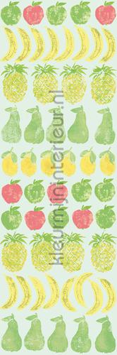 Wallpower Junior Fruity Green fotobehang 364192 keuken dessins Eijffinger