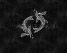 Blackboard 5 fish behang AS Creation Walls by Patel dd110326