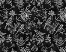 Blackboard 9 birds behang AS Creation Walls by Patel dd110346
