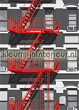 Fire escape fotomurales Ideal Decor oferta 