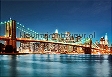 Manhattan Brooklyn Bridge fotobehang behang 