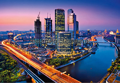 Moscow twilight papier murales 125 offre Ideal Decor