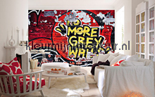 No more grey walls papier murales 126 chambre de garon Ideal Decor