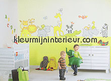 animal parade papier murales 380001 Wallpower mini Eijffinger