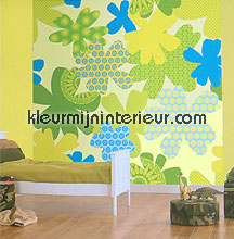 camouflage flowers papier peint 380040 Wallpower mini Eijffinger