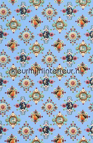 pip ruby robin blue fotobehang 386116 PiP Wallpaper Eijffinger