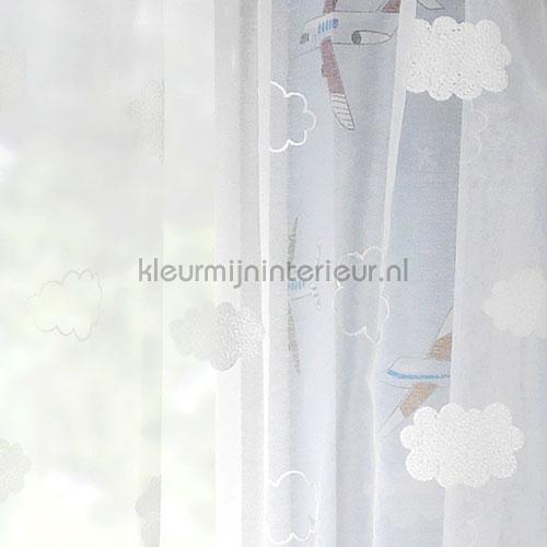 Clouds voile gordijnen 829418 Baby - Peuter Rasch