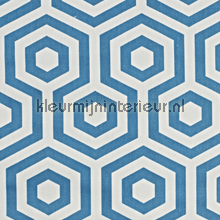 Hex Azure vorhang 5733-707 Cube Prestigious Textiles