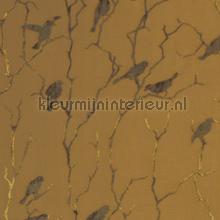 Dazzle Medal Bronze stoffer Kleurmijninterieur Sommerfugle Fugle 