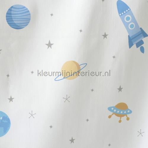 Spaceworl gordijnstof curtains 4506-19 boys AS Creation