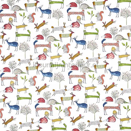 Oh My Deer Fabric Berry curtains 5008-324 Fresh Prestigious Textiles