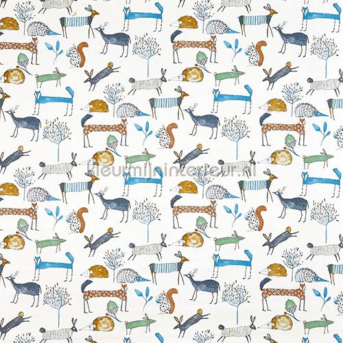 Oh My Deer Fabric Colonial vorhang 5008-738 Fresh Prestigious Textiles