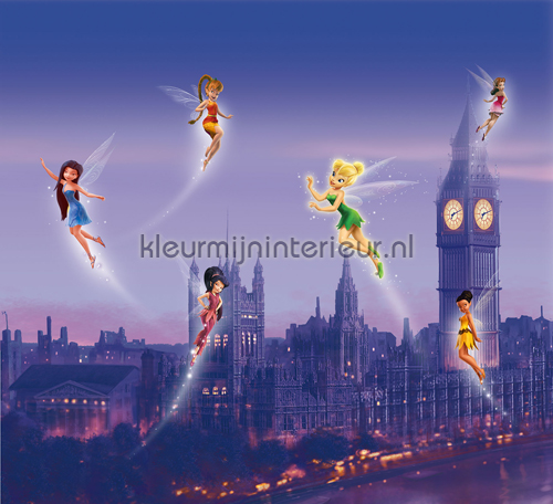 Fairies in London curtains Disney - Pixar Kleurmijninterieur
