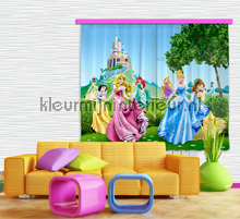 Princesses in front of the castle curtains Kleurmijninterieur ready made 