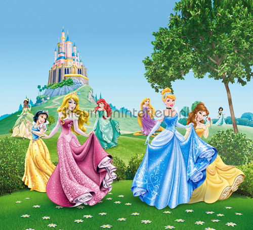 Princesses and flowers curtains Disney - Pixar Kleurmijninterieur