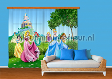 Princesses and flowers curtains Disney - Pixar Kleurmijninterieur