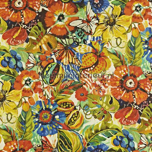 Tropical Garden Tropical stoffer 8569-522 Sommerfugle - Fugle Prestigious Textiles