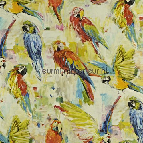 Macaw Tropical gordijnen 8570-522 dieren Prestigious Textiles