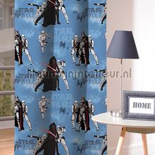 Moviestars Sunsmoke Blue curtains 4395-15 boys Fuggerhaus