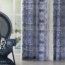 Norah indigo blauw cortinas 7797-3 moderno Eijffinger